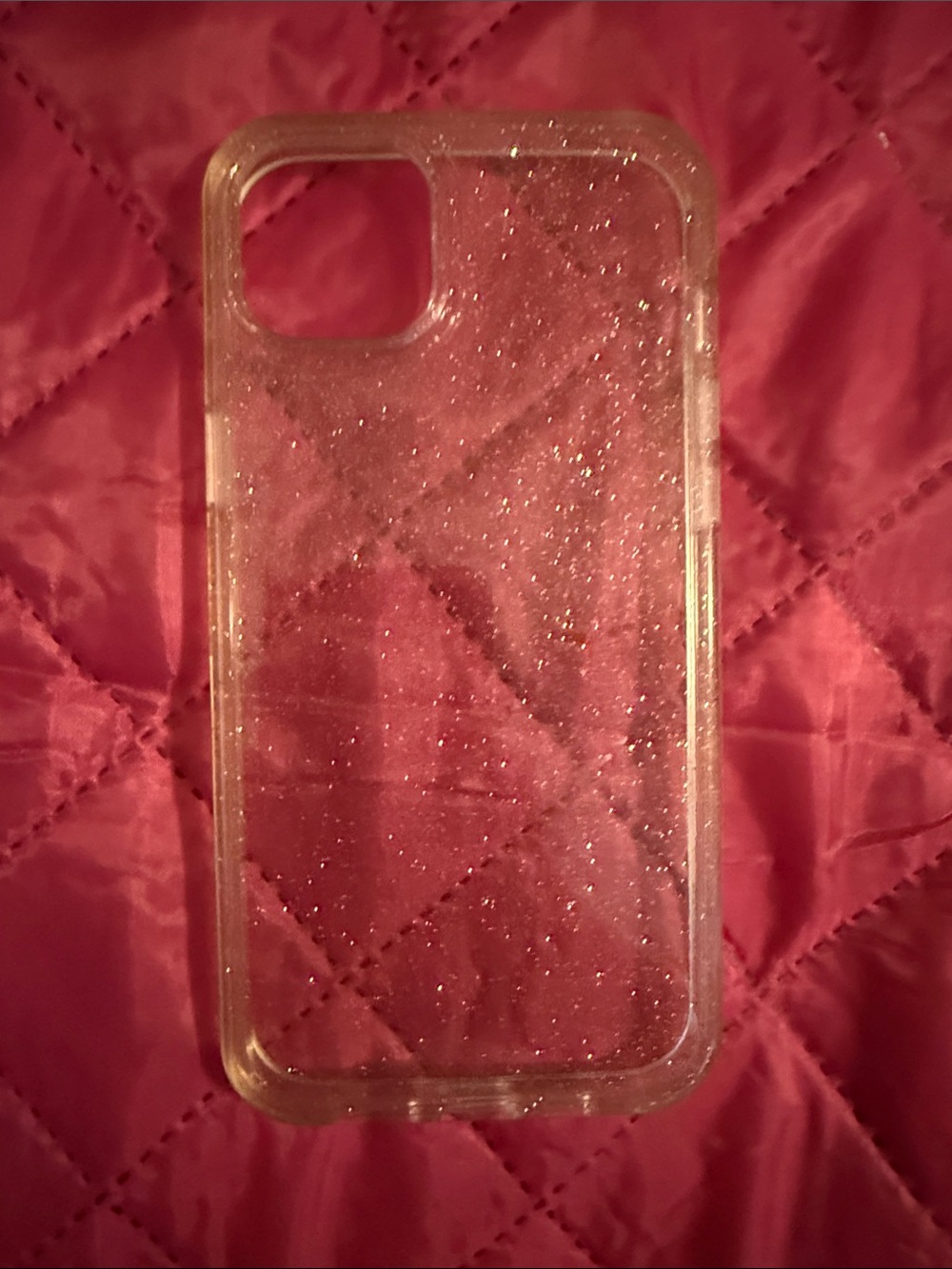 Clear Glitter iPhone Case Sparkle